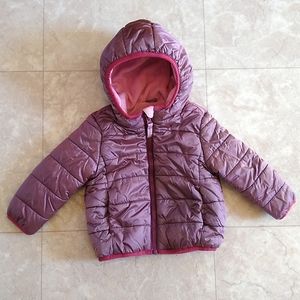 Cat & Jack pink puffer jacket